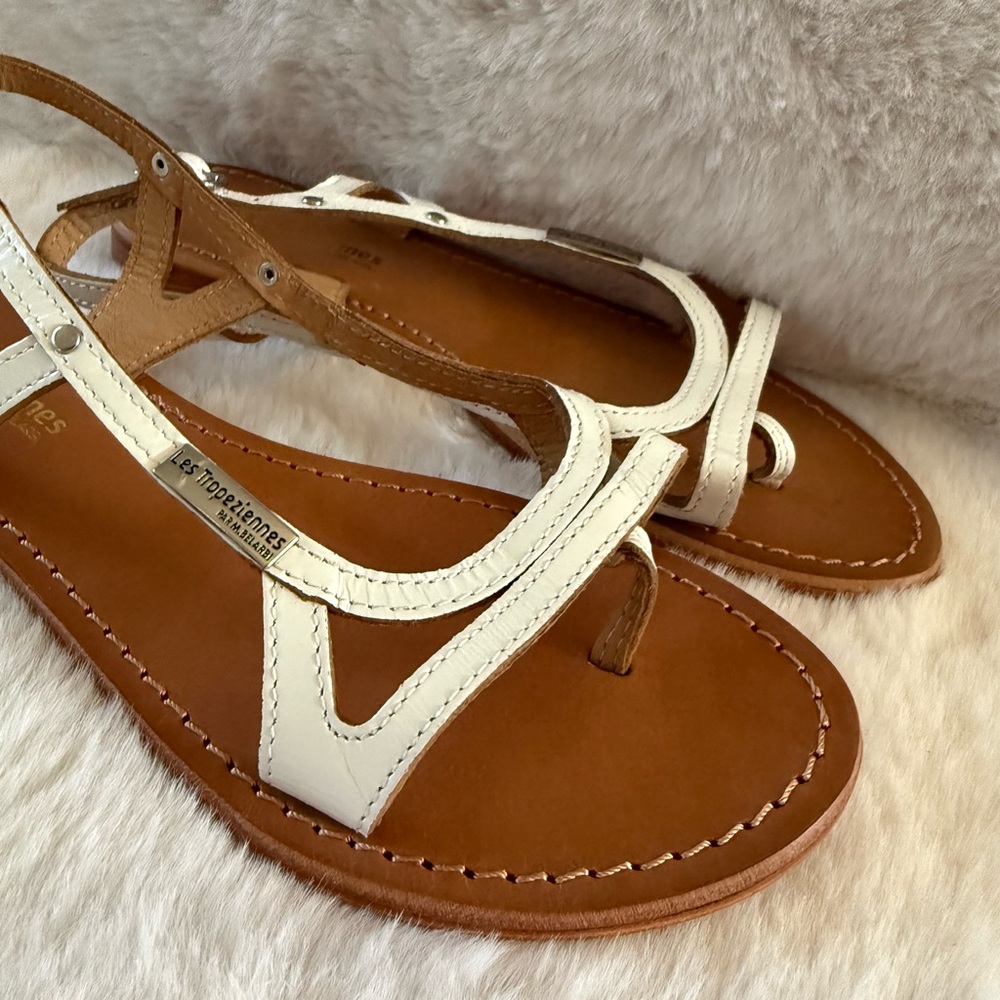 Leather sandals Les Tropeziennes. New